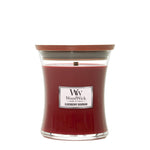 WOOD WICK MED CANDLE [F:Elderberry Bourbon]
