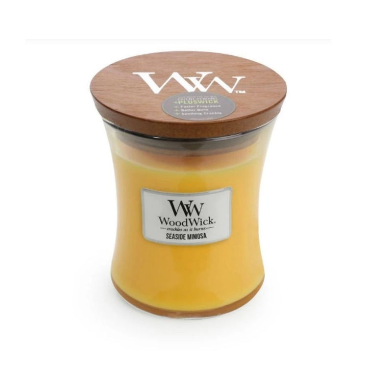 WOOD WICK MED CANDLE