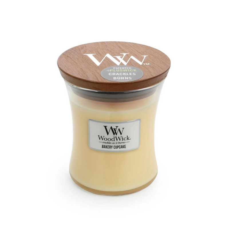 WOOD WICK MEDIUM CANDLE [F:Bakery Cupcake]