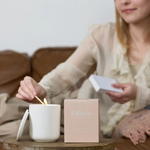 OLIEVE & OLIE CANDLE [F:Waterlily & P Grapefruit]