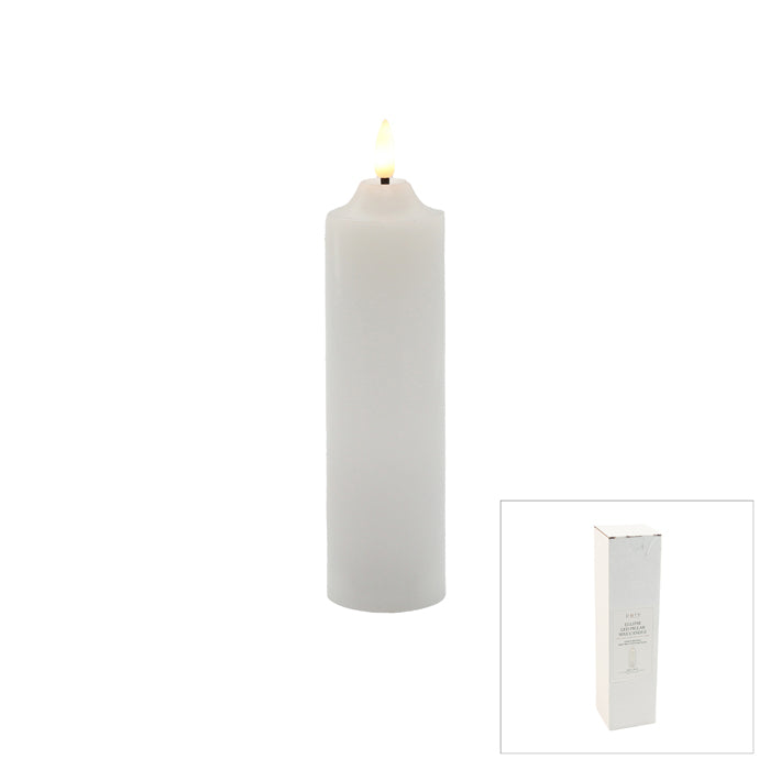 ELLIPSE LED WHITE NARROW PILLAR 5X20