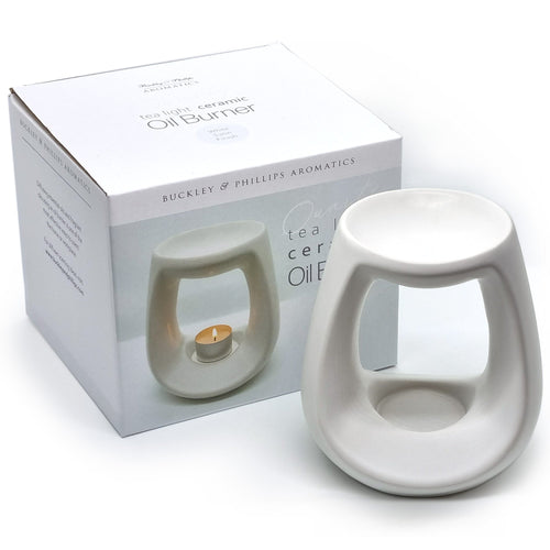 OIL BURNER WHITE CERAMIC