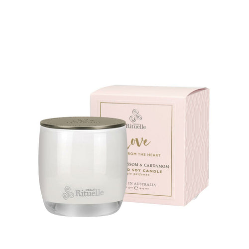 URBAN RITUELLE CANDLE 400GM [F:Neroli Blossom & Cardamon]