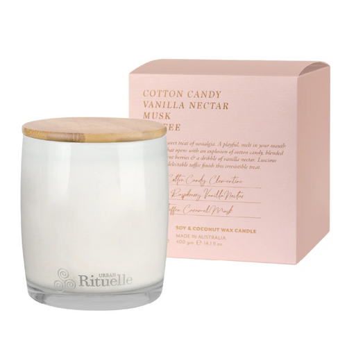 URBAN RITUELLE APOTHECA CANDLE 400GM [F:Cotton Candy]
