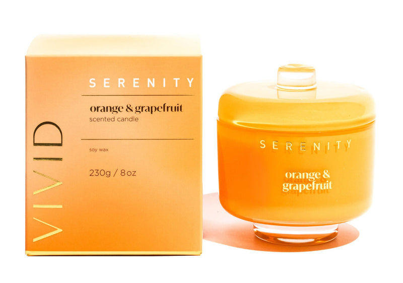 SERENITY VIVID CANDLE [F:Orange & Grapefruit]