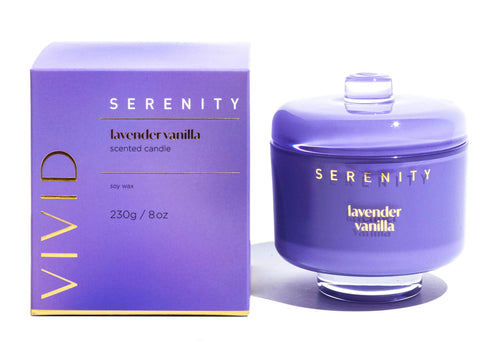 SERENITY VIVID CANDLE [F:Lavender & Vanilla]
