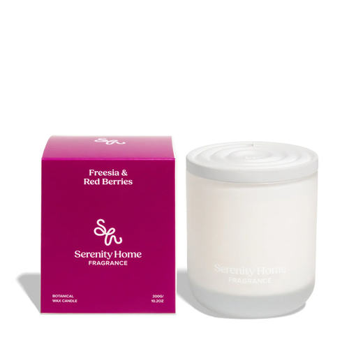 SERENITY HOME CANDLE 300G [F:Freesia & Red Berries]