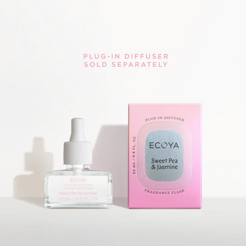 ECOYA PLUG IN DIFFUSER REFILL FLASK [F:Sweet Pea & Jasmine]