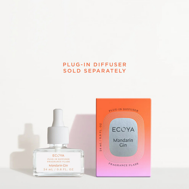 ECOYA PLUG IN DIFFUSER REFILL FLASK [F:Mandarin Gin]