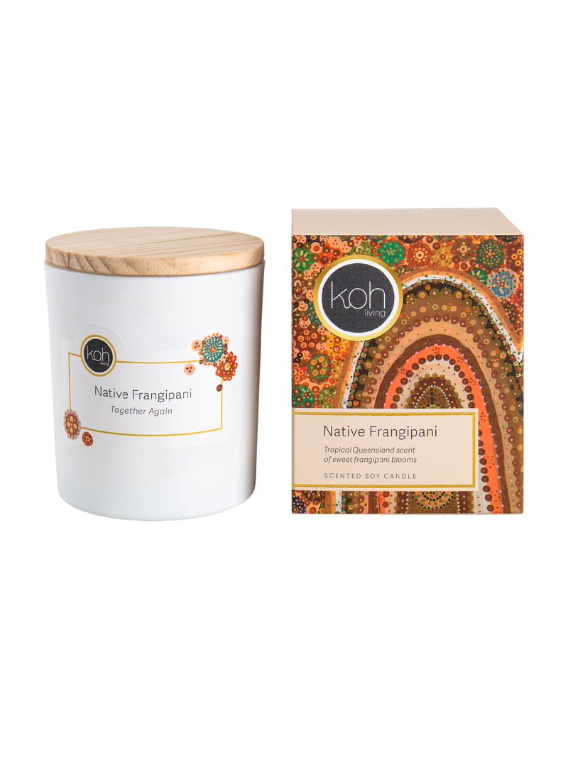 KOH ABORIGINAL JAR CANDLE [F:Native frangipani]