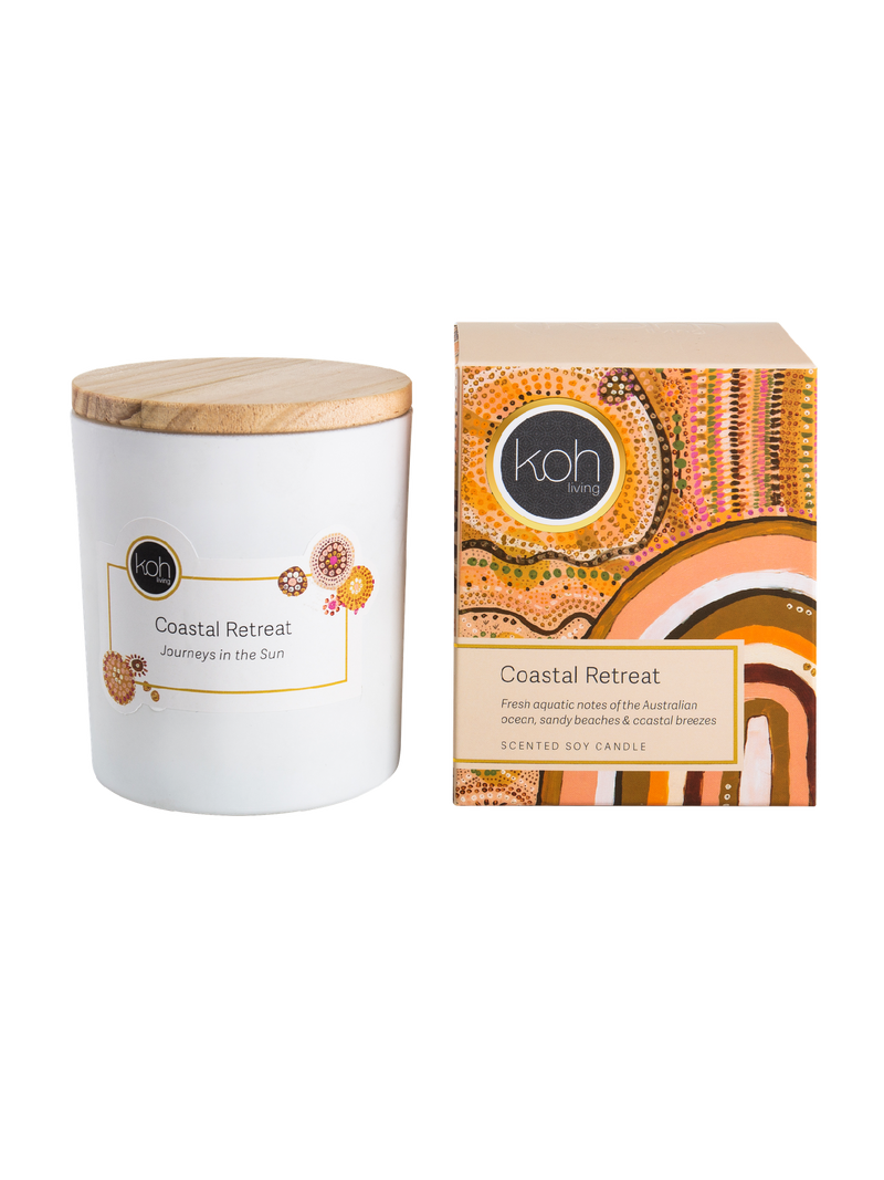 KOH ABORIGINAL JAR CANDLE [F:Coastal Retreat]