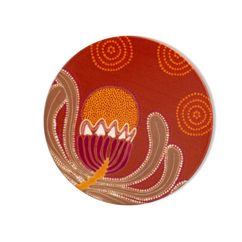 KOH ABORIGINAL COASTER [D:Banksia]