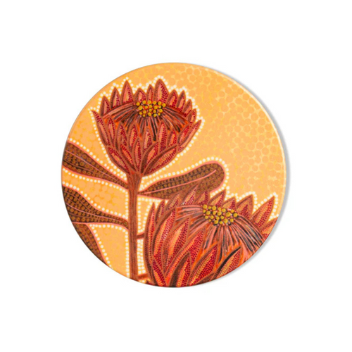 KOH ABORIGINAL COASTER [D:Proteas]