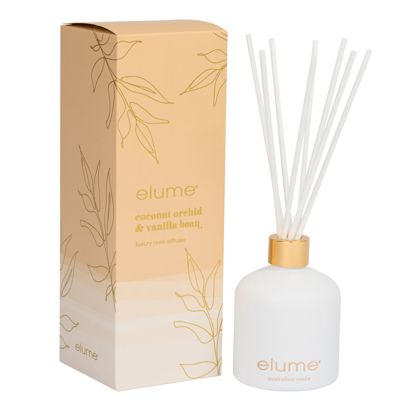 ELUME REED DIFFUSER [F:Coconut Orchid & Van Bean]