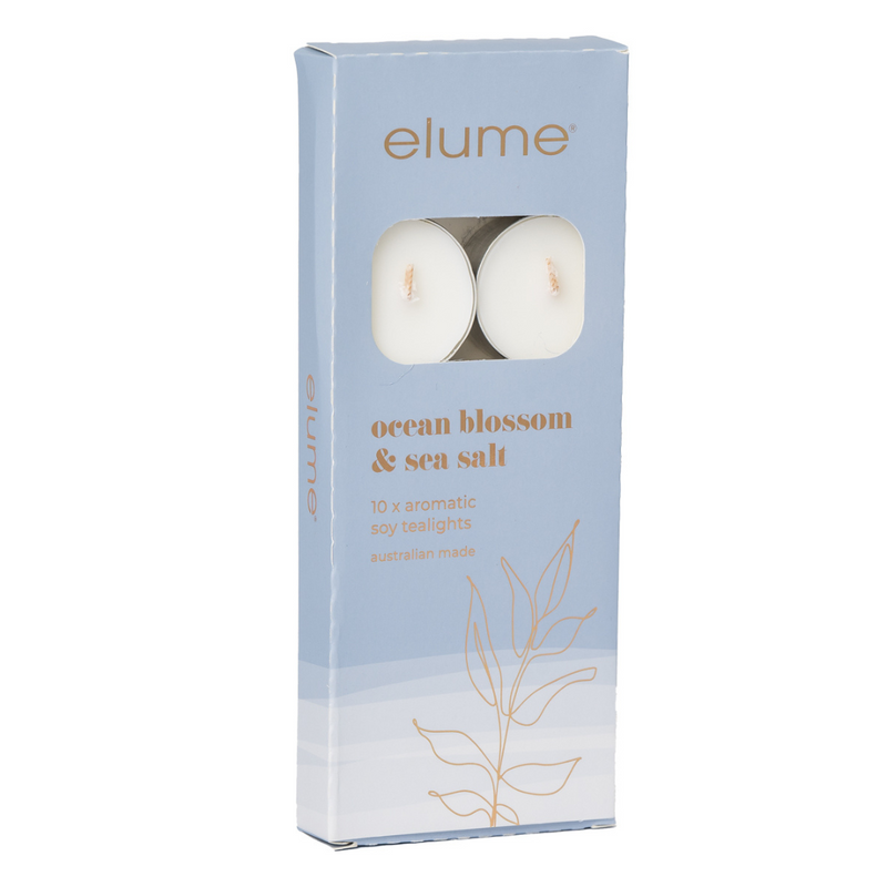 ELUME TEALIGHT BOX [F:Ocean Blossom & Sea Salt]