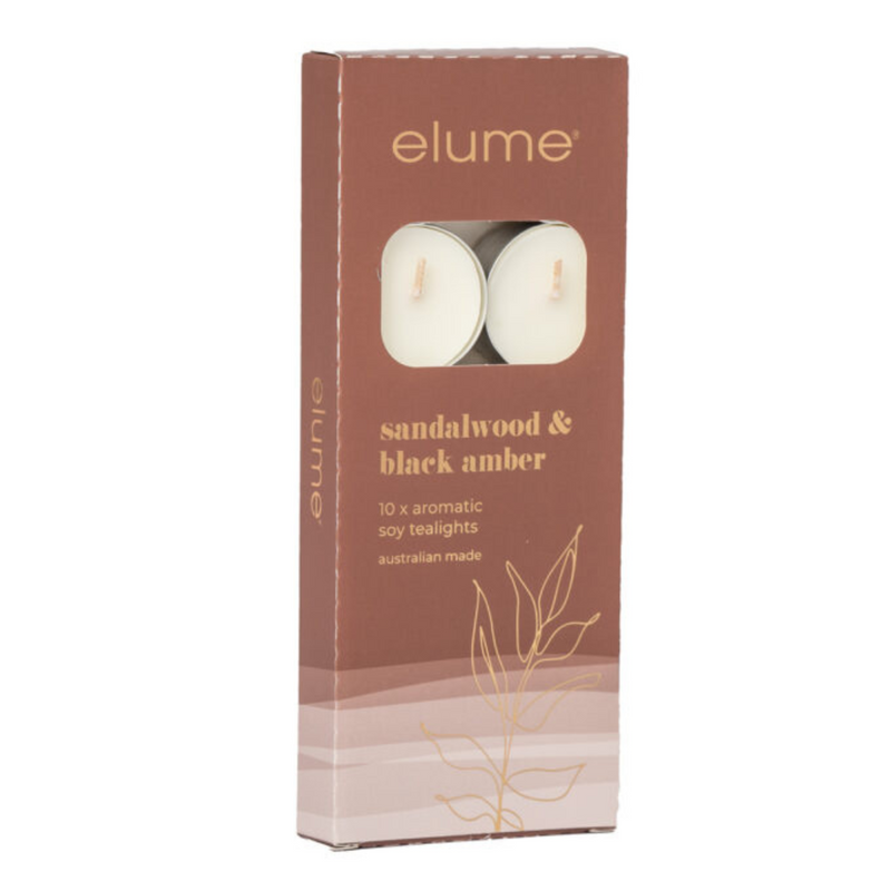 ELUME TEALIGHT BOX [F:Sandalwood & Black Amber]