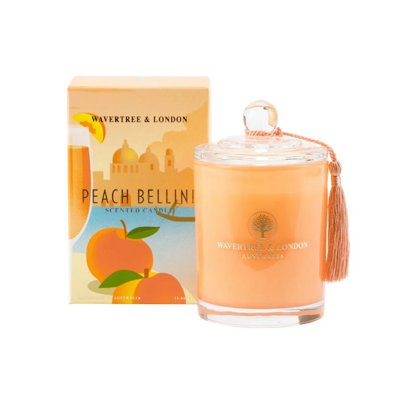 WT COCKTAIL CANDLE 330GM [F:Peach Bellini]