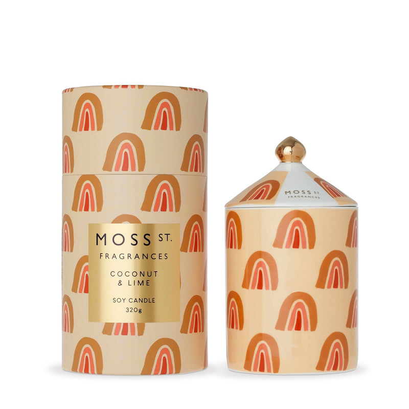 MOSS ST CERAMIC CANDLE 320G