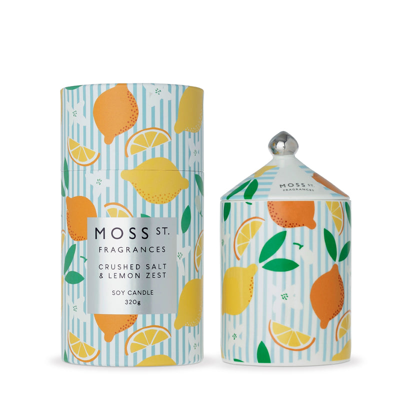 MOSS ST CERAMIC CANDLE 320G