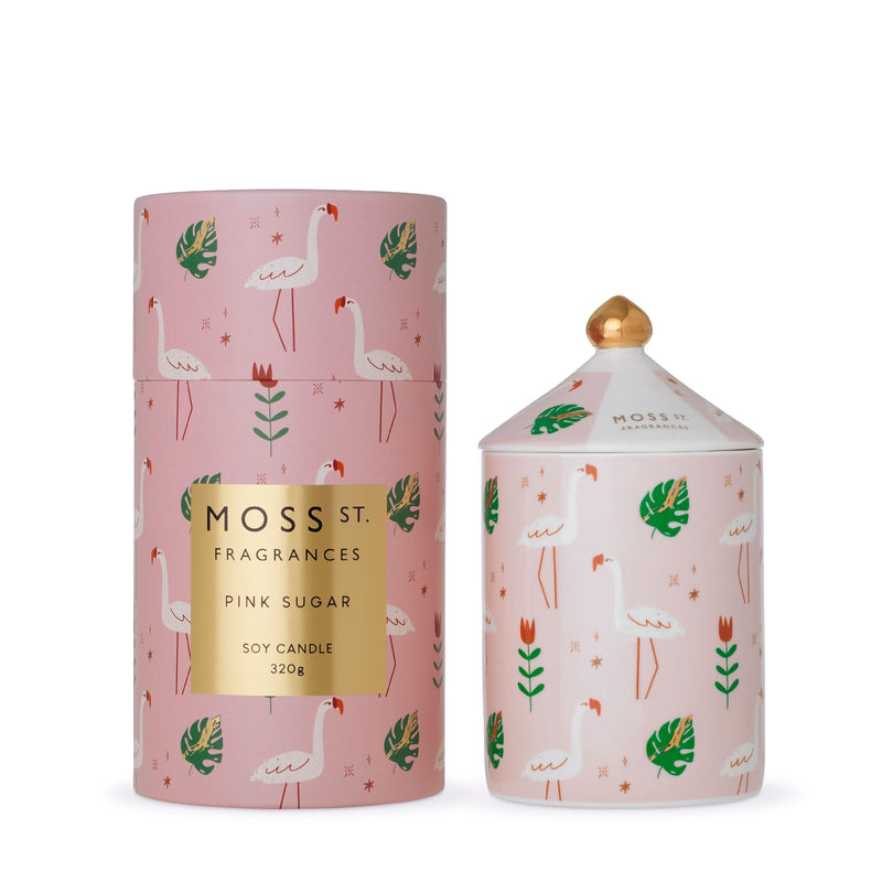 MOSS ST CERAMIC CANDLE 320G