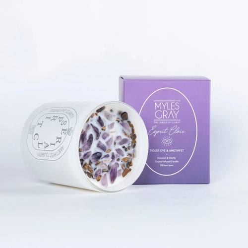 MYLES GRAY CANDLE ESPRIT CLAIR [F:Coconut & Clarity]