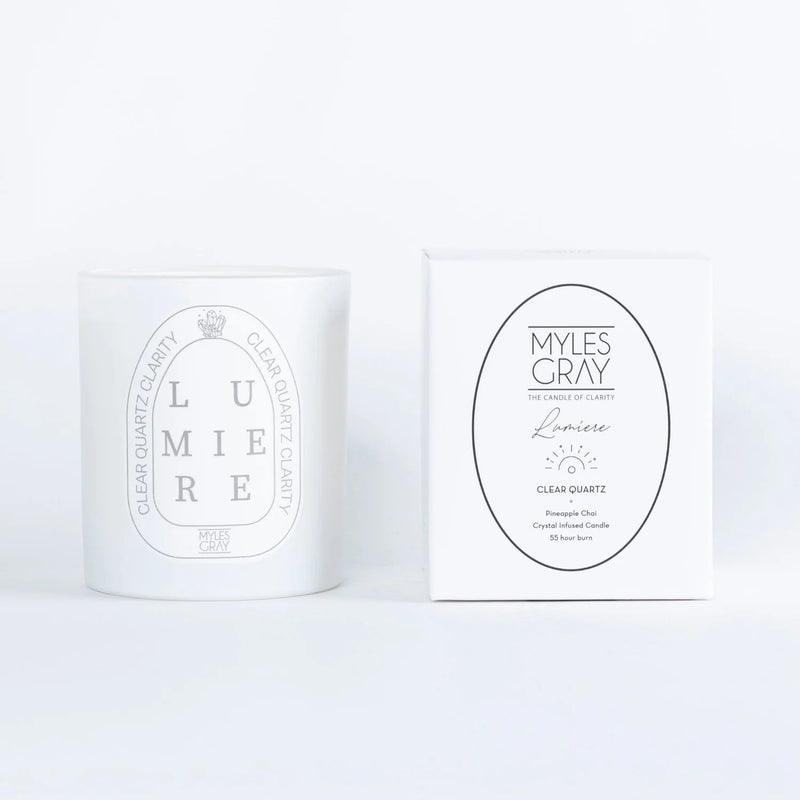 MYLES GRAY CANDLE LUMIERE [F:Coconut Pineapple & Van]