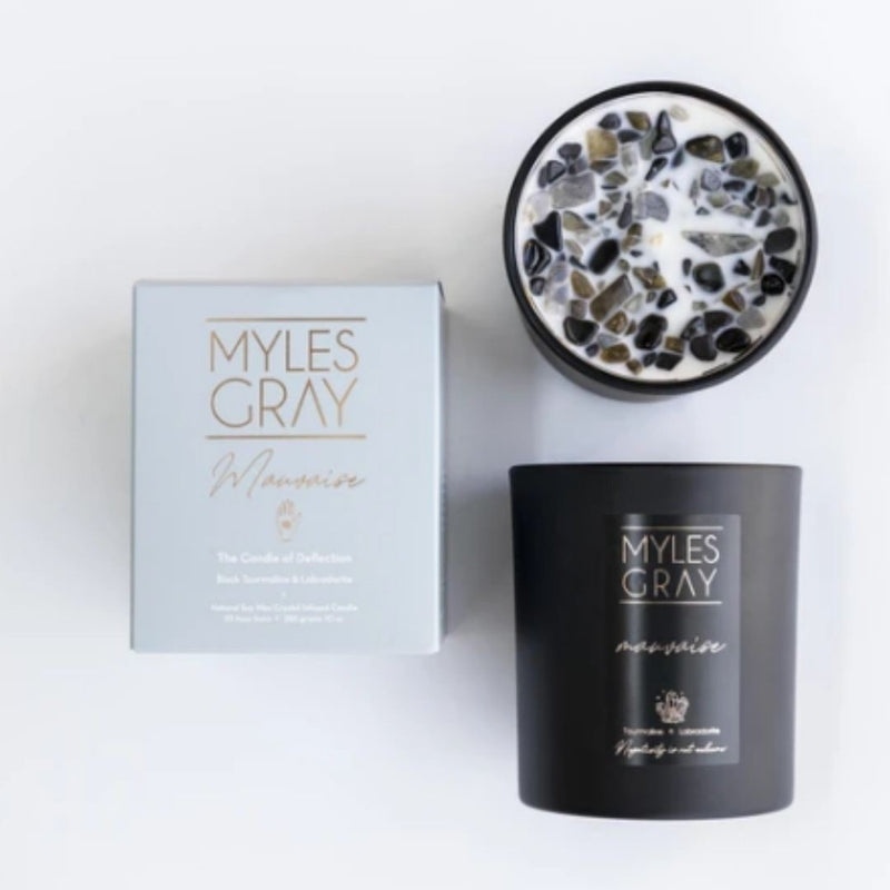 MYLES GRAY CANDLE MAUVAISE