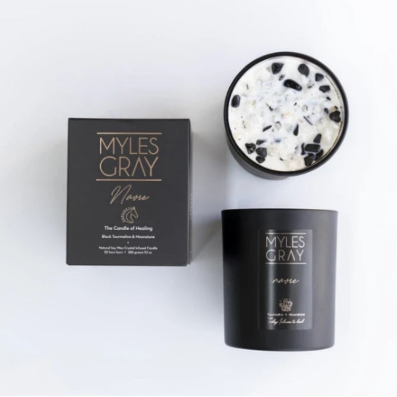 MYLES GRAY CANDLE NAVRE